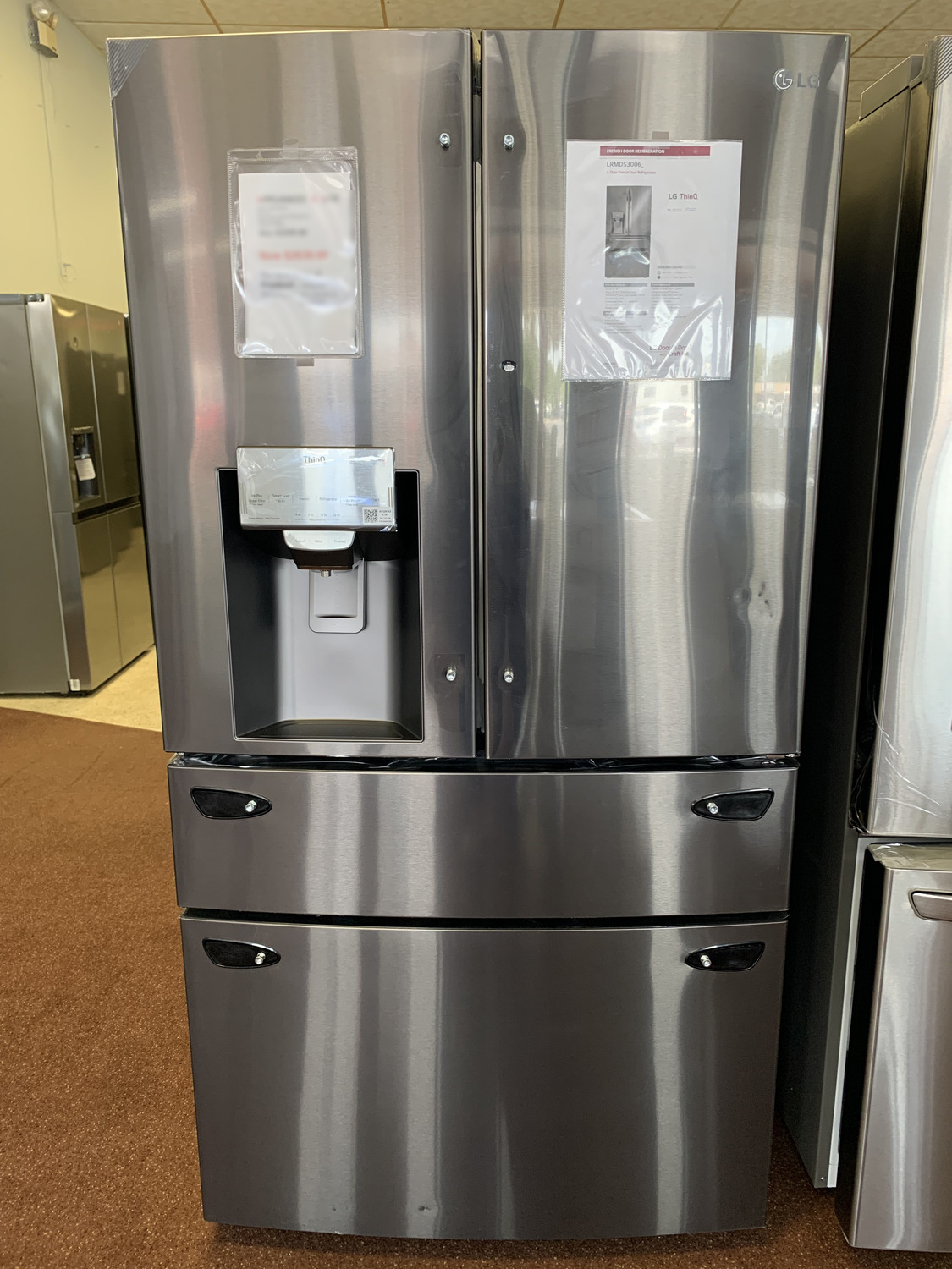 LG 30 Cu. ft. Smart Refrigerator with Craft Ice Stainless Steel