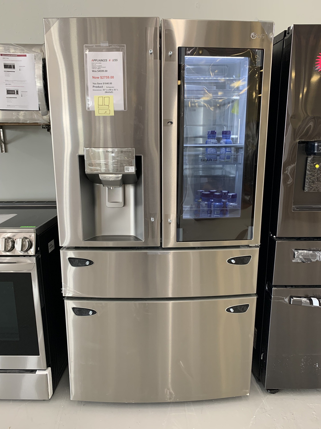 LG LRMVS3006S 30 Cu. ft. Door-in-Door Refrigerator