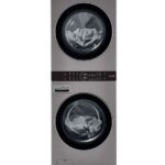 LG Single Unit Front Load LG WashTower? with Center Control? 4.5 cu. ft. Washer and 7.4 cu. ft. Electric Dryer