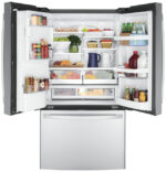 GE GE ENERGY STAR 22.1 Cu. Ft. Counter-Depth Fingerprint Resistant French-Door Refrigerator GYE22GYNFS (a4lnnlo6e9jy) (3)
