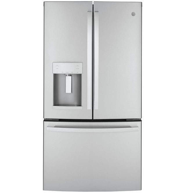 GE GE ENERGY STAR 22.1 Cu. Ft. Counter-Depth Fingerprint Resistant French-Door Refrigerator GYE22GYNFS (a4lnnlo6e9jy)