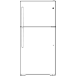 GE GE(R) 16.6 Cu. Ft. Top-Freezer Refrigerator GTS17DTNRWW (a4lam77prfhi) (6)