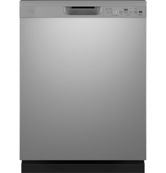 GE GE ENERGY STAR Front Control with Plastic Interior Dishwasher with Sanitize Cycle & Dry Boost GDF550PSRSS (a4lxc1vhobqa)