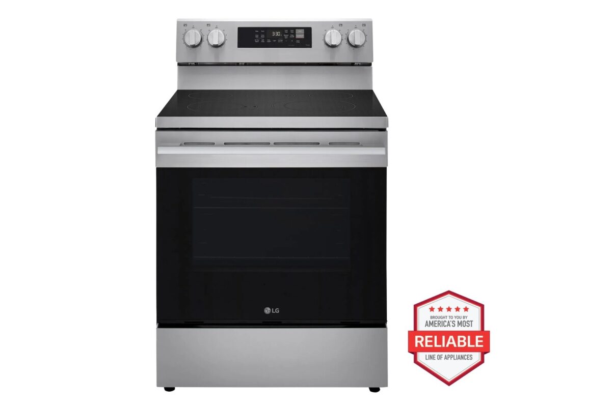 LG 6.3 cu. ft. Smart Wi-Fi Enabled ProBake Convection(R) Electric Range with Air Fry & EasyClean(R) LREN6323YE (a4l6ljrrimoo)