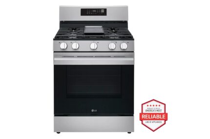LG 6.3 cu. ft. Smart Wi-Fi Enabled Probake Convection(R) Gas Range with Air Fry & EasyClean(R) LRGN6323Y (a4lfdlktpiyw)
