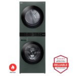LG Single Unit Front Load LG WashTower(TM) with Center Control(TM) 4.5 cu. ft. Washer and 7.4 cu. ft. Gas Dryer WKGX201HGA (S53511A2699WT51NG)