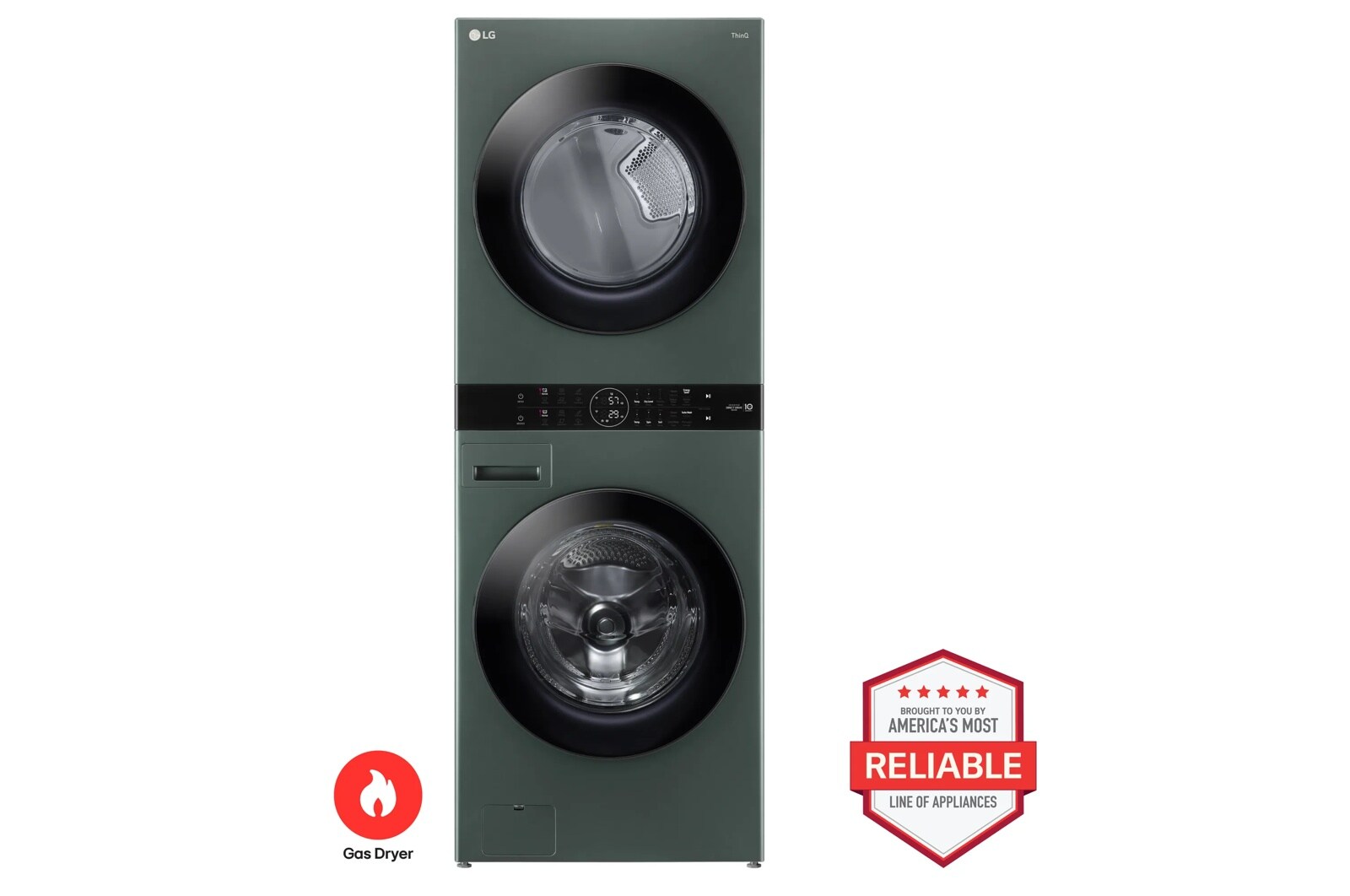 a4l-cover-S53511A2699WT51NG LG Single Unit Front Load LG WashTower(TM) with Center Control(TM) 4.5 cu. ft. Washer and 7.4 cu. ft. Gas Dryer WKGX201HGA (S53511A2699WT51NG)