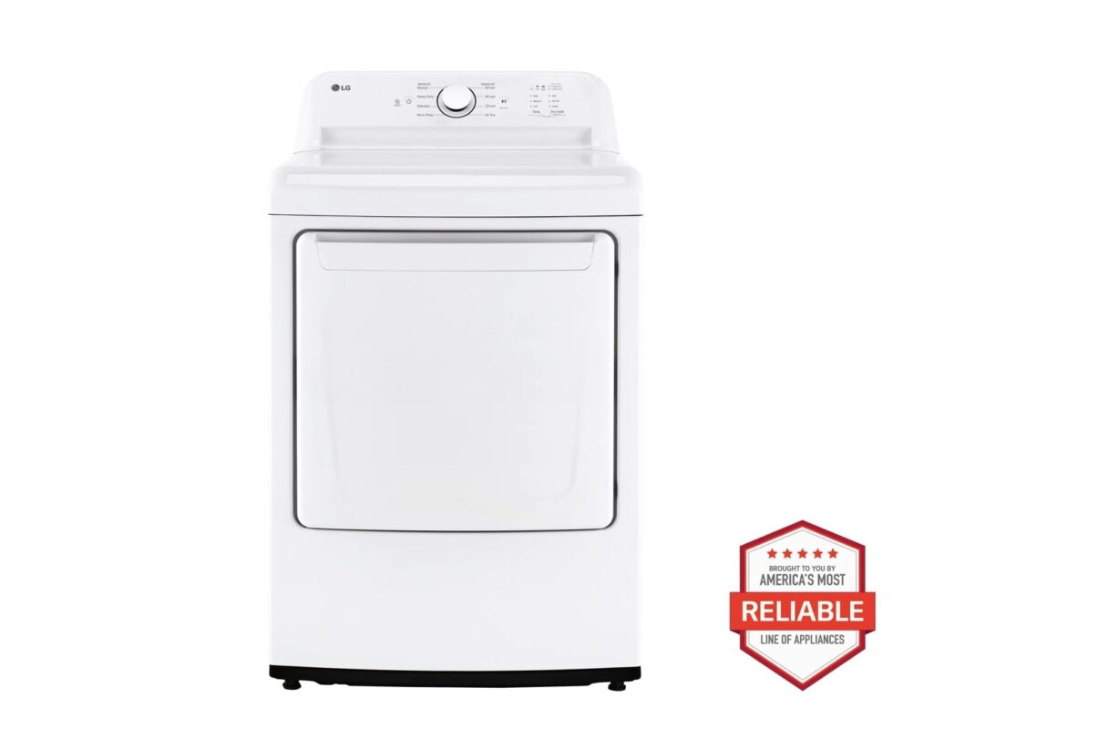 LG 7.3 cu. ft. Ultra Large Capacity Rear Control Electric ENERGY STAR Dryer with Sensor Dry DLE6100W (a4lstx1i1fva)
