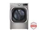 LG 9.0 cu. ft. Mega Capacity Smart Wi-Fi Enabled Front Load Electric Dryer with TurboSteam(TM) and Built-In Intelligence DLEX8980V (S21581A1649DR23S)