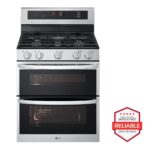 LG 6.9 cu. ft. Smart Gas Double Oven Freestanding Range with ProBake Convection(R), Air Fry & Air Sous Vide LDGL6924S (a4l4fmv1i88c)