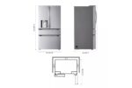 LG 29 cu. ft. Smart Standard-Depth MAX(TM) 4-Door French Door Refrigerator with Full-Convert Drawer(TM) LF29H8330S (a4lccqtufd7w) (6)