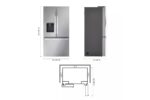 LG 26 cu. ft. Smart Counter-Depth MAX(TM) Refrigerator with Dual Ice Makers LRFXC2606S (a4ldz99wf0il) (5)