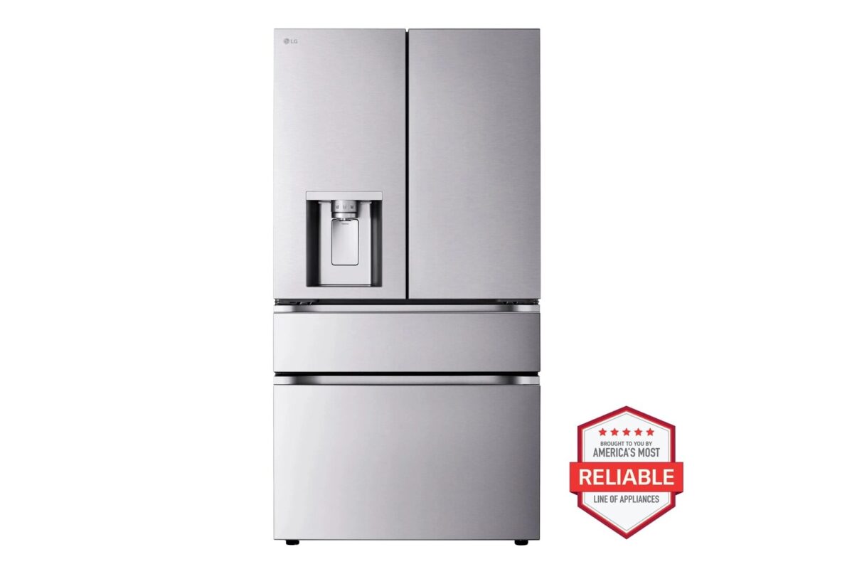 LG 29 cu. ft. Standard-Depth MAX(TM) 4-Door French Door Refrigerator with Mini Craft Ice(TM) and Full-Convert Drawer(TM) LF29S9730S (a4lyoqaem3nc)