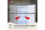 LG 20 cu. ft. 30 Inch Wide Top Freezer Refrigerator - Stainless Steel LTCS20020S (a4lczjshpk20) (4)