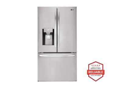 LG 28 cu. ft. 3 Door French Door, Standard Depth Refrigerator with Dual Ice Makers LHFS28XBS (a4lznrim5kmh)