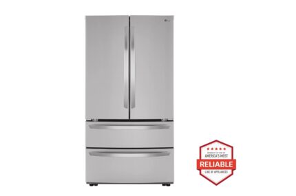 LG 23 cu. ft. French Door Counter-Depth Refrigerator LMWC23626S (S38346A2499RF18S)