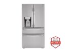 LG 30 cu. ft. 36 Inch Wide French Door Refrigerator - Stainless Steel LRMDS3006S (a4l10gbirwxt)