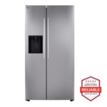 LG 27 cu. ft. Standard-Depth, Side-by-side Refrigerator, with Ice and Water and Bar Handle Design LS27T3230S (a4lm4km8gyso)