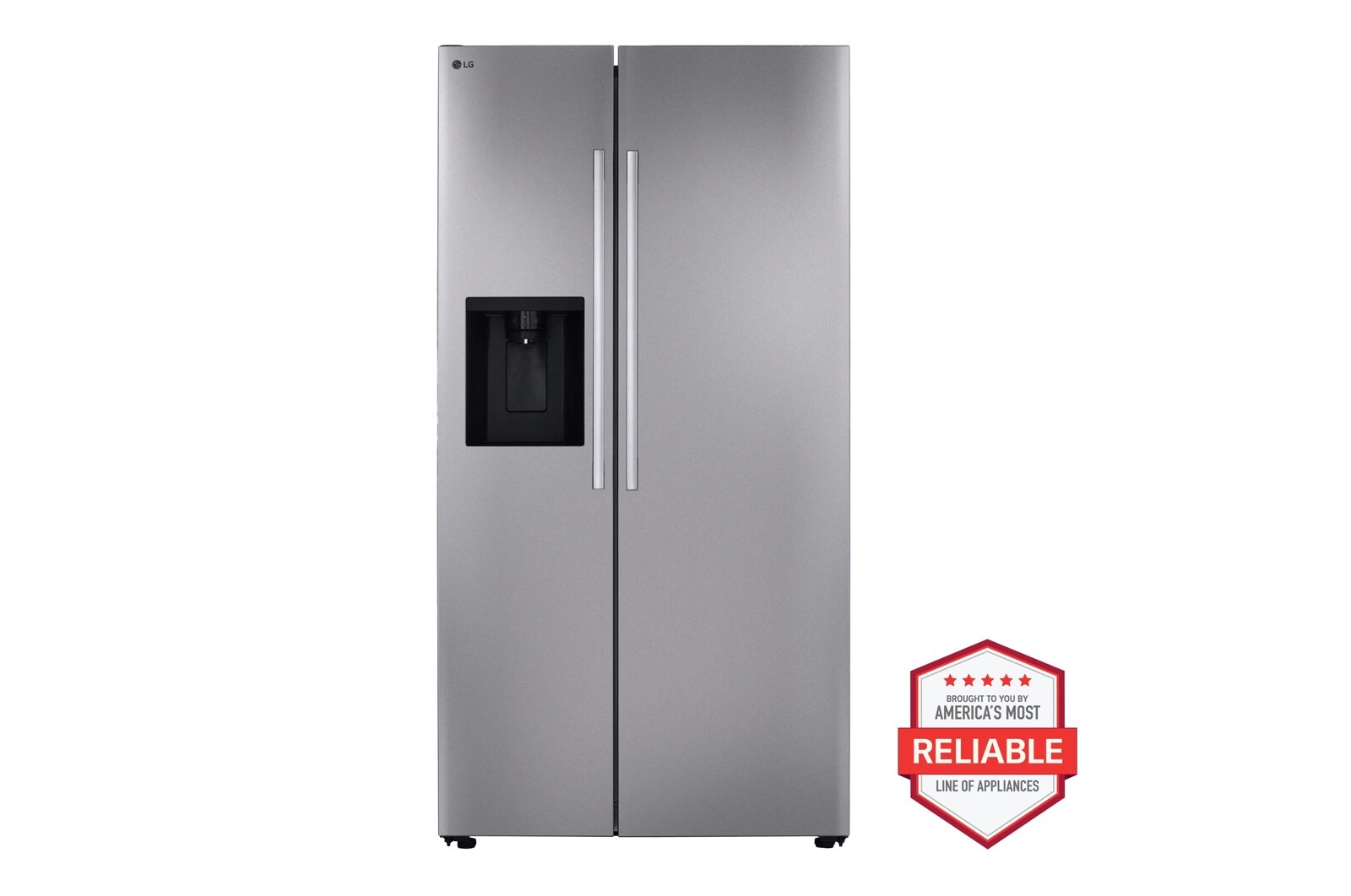 a4l-cover-a4lm4km8gyso LG 27 cu. ft. Standard-Depth, Side-by-side Refrigerator, with Ice and Water and Bar Handle Design LS27T3230S (a4lm4km8gyso)