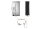 LG LG STUDIO 26 cu. ft. Smart Side-by-Side Built-In Refrigerator with Ice & Water Dispenser SRSXB2622S (a4lv6xwvxtmy) (3)