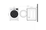 LG 2.4 cu. ft. Smart Wi-Fi Enabled Compact Front Load All-In-One Washer/Dryer Combo with Built-In Intelligence WM3555HWA (S33738A1799DR54S) (4)