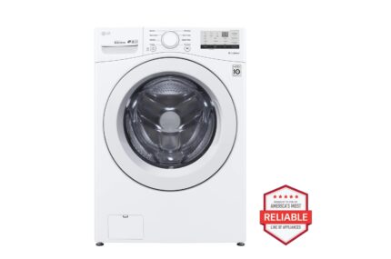 LG 4.5 cu. ft. Ultra Large Front Load Washer WM3400CW (a4l9k8rlckkn)