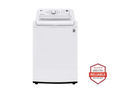 LG 4.3 cu. ft. Ultra Large Capacity Top Load Washer with 4-Way(TM) Agitator & TurboDrum(TM) Technology WT7005CW (a4leh32g1ycd)