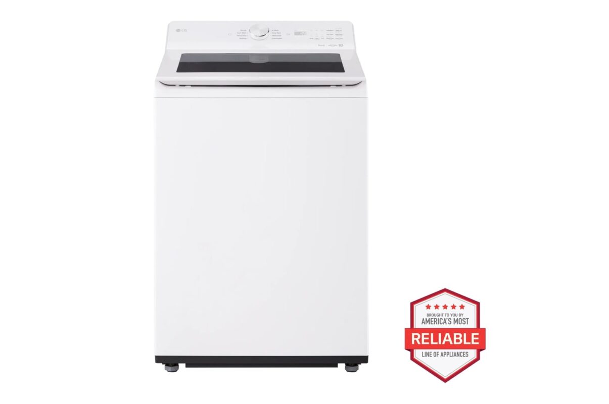 LG 5.0 cu. ft. Mega Capacity Smart Top Load Washer with Impeller, EasyUnload(TM) & AI Sensing WT8200CW (a4l8jh9z2xd8)