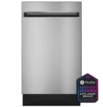 GE Profile GE Profile(TM) ENERGY STAR(R) 18" ADA Compliant Stainless Steel Interior Dishwasher with Sanitize Cycle PDT145SSLSS (a4lh8vy65zsv)