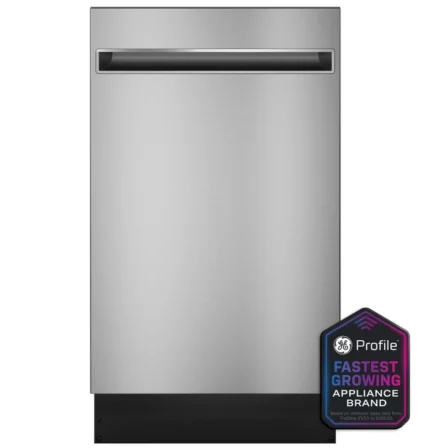 GE Profile GE Profile(TM) ENERGY STAR(R) 18" ADA Compliant Stainless Steel Interior Dishwasher with Sanitize Cycle PDT145SSLSS (a4lh8vy65zsv)