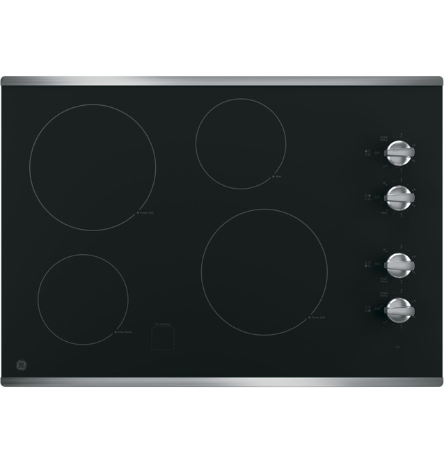 a4l-cover-a4l08v5oomt9 GE GE(R) 30" Built-In Knob Control Electric Cooktop JP3030SWSS (a4l08v5oomt9)