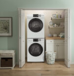 GE GE(R) ENERGY STAR(R) 24" 4.3 Cu.Ft. Front Load Vented Electric Dryer with Stainless Steel Basket GFD14ESSNWW (a4lpf32b15n1) (6)