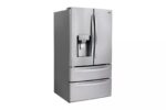 LG 28 cu. ft. 4-Door French Door, Standard Depth, Ice & Water, Double Freezer, Stainless Steel LMXS28626S (a4lcivicwm6t) (4)