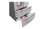 LG 28 cu. ft. 4-Door French Door, Standard Depth, Ice & Water, Double Freezer, Stainless Steel LMXS28626S (a4lcivicwm6t) (13)