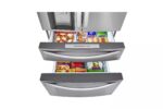 LG 30 cu. ft. 36 Inch Wide French Door Refrigerator - Stainless Steel LRMDS3006S (a4l10gbirwxt) (15)