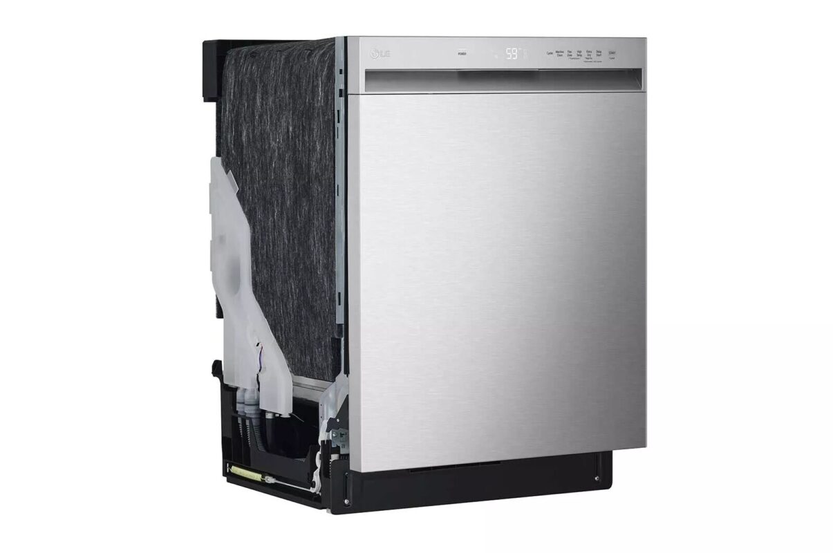 LG 24 Inch Wide QuadWash(TM) Front Control Dishwasher - Stainless Steel LDFN3432T (S33738A0799DW03S) (2)