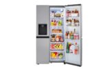 LG 27 cu. ft. Side-by-Side Refrigerator with Smooth Touch Ice Dispenser LRSXS2706S (S33738A1832RF37S) (2)