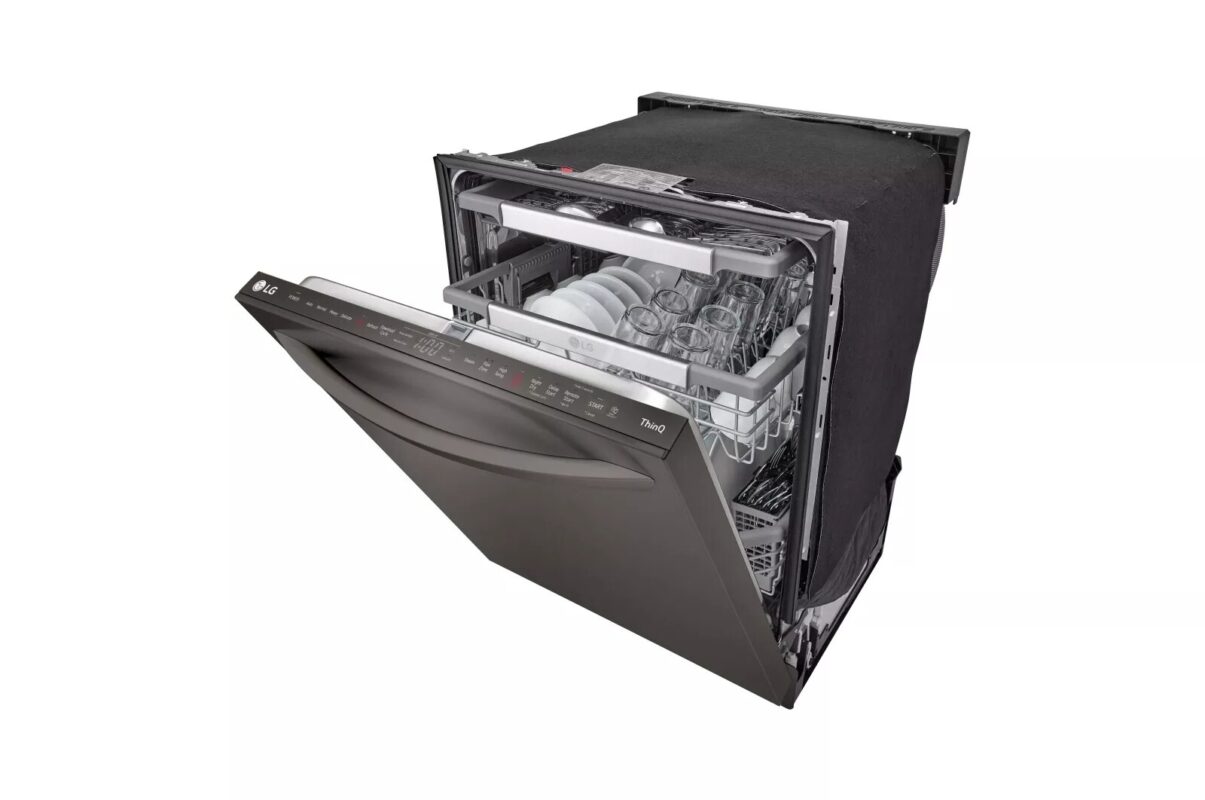 LG 24 Inch Smart Top Control Dishwasher with 1-Hour Wash & Dry, QuadWash(R) Pro, TrueSteam(R) and Dynamic Heat Dry(TM) LDTH7972D (a4lzxpdh1kac) (2)