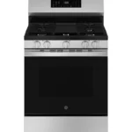 GE GE(R) 30" Free-Standing Gas Convection Range with No Preheat Air Fry and EasyWash(TM) Oven Tray GGF600AVSS (a4lvvwq7plby)