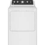 GE GE(R) 7.2 cu. ft. Capacity Gas Dryer with Up To 120 ft. Venting and Extended Tumble GTD48GASWWB (a4l728akr460)