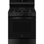 GE GE(R) 30" Free-Standing Gas Convection Range with No Preheat Air Fry and EasyWash(TM) Oven Tray GGF600AVBB (a4l1ud4v66yq)