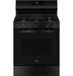 GE GE(R) 30" Free-Standing Gas Convection Range with No Preheat Air Fry and EasyWash(TM) Oven Tray GGF600AVBB (a4l1ud4v66yq)